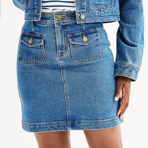 Draper James RSVP Denim Skirt | Size‎ 12